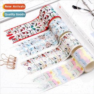 Japanese index sticker type tape mushroom cat label sticker