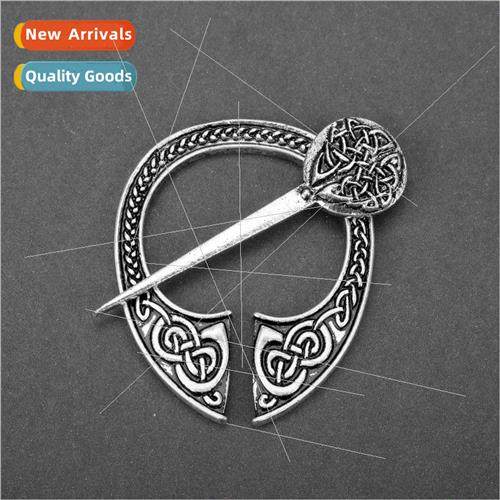 Nordic Viking Brooch Creative Retro Celtic Knot Metal Brooch