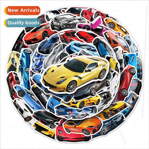 51 personalized fashion sports car graffiti DIY notebook han