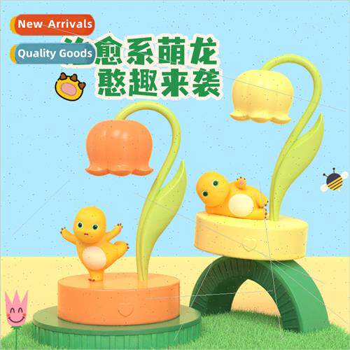 milk dragon flower modeling night light student dormitory la