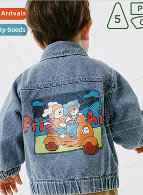 2024 spring new childrens jackets boys Hong Kong  cartoon pr