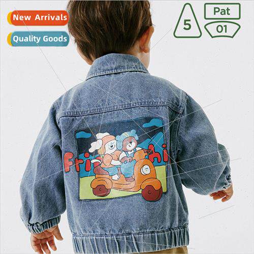 2024 spring new childrens jackets boys Hong Kong  cartoon pr
