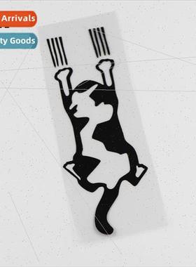 Hot scratches cat cute climbing window kitten decorative sti