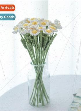 mulation flowers finished handmade flowers diy wool knitting