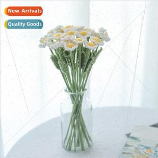 mulation flowers finished handmade flowers diy wool knitting