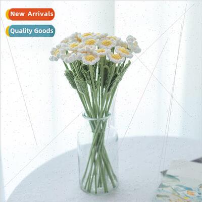 mulation flowers finished handmade flowers diy wool knitting