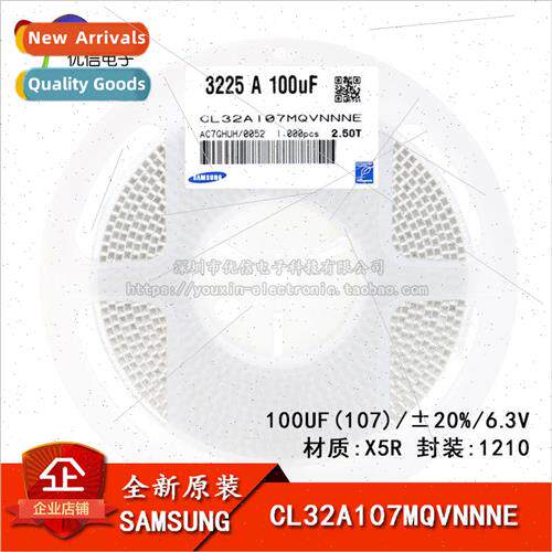 al 1210 Chip Capacitor 6.3V 100UF ±20% X5R CL32A107MQVNNNE