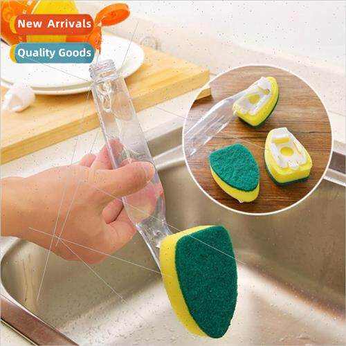 Kitchen Dish Brush Pot Sponge Cleaning Cloth Brush Pot Brush