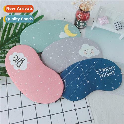 Cartoon star sleep eye mask men and women blackout breathabl