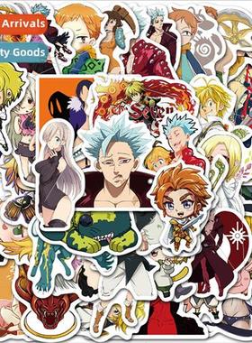 50 cartoon and animation seven deadly sins stickers laptop l