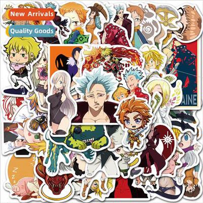 50 cartoon and animation seven deadly sins stickers laptop l