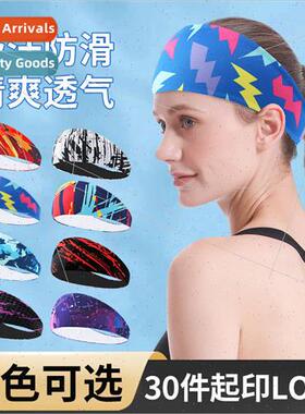 2023 Running Sports Hairband Women Sweat Absorbent Antipersp