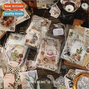 ght Book literary Pack hand Retro Long Series Material Huai