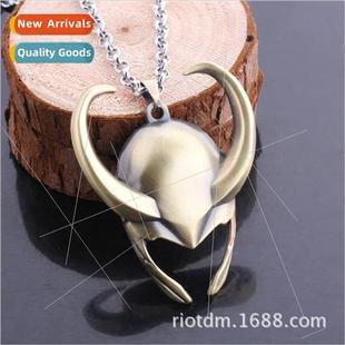Necklace Pop Mask Loki Pendant Thor