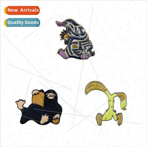 Movie Fantastic Beasts Where Brooch Cartoon Tree Protector L