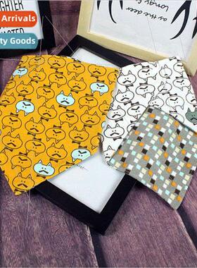 Korean  of the childrens drooling towel baby cat cat man dou