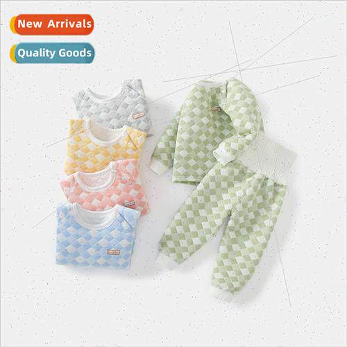 Baby warm suit pants spring and autumn men and women pajamas