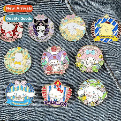 Kulo Mi Pacha dog Melody metal brooch anime  badge bag acces
