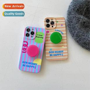 color clashing 13ProMax wind Apple ins 适用 Korean stripes