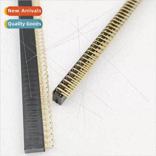 2.54mm Pitch Double Curved Female Sockets Curved Pin Female