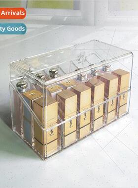 Desktop flip type 18 compartments dustproof transparent lips