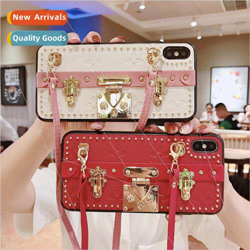 适用 Apple 11 leather stand iPhone 6/7/8plus phone case pro