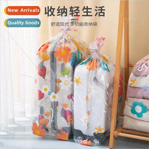 Quilt Storage Bag Transparent Drawstring Quilt Bag Multifunc