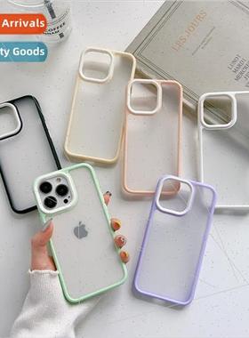 iPhone15 Candy Color Skin Case 适用 Apple 14promax Protectiv