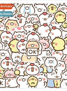 60 -repeatable cute cartoon chicken graffiti stickers luggag