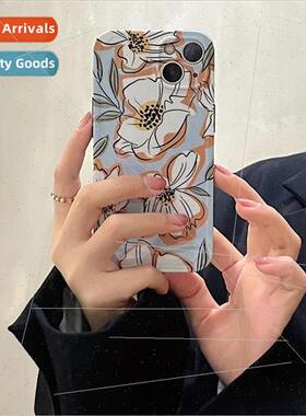 适用 iphone13pro max simple pen flowers apple 12 phone case