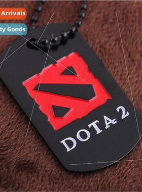 New DOTA2 Metal Necklace dota2 Pendant Online Game Periphera