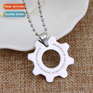Gears of War Stainless Steel Necklace 战争机器不锈钢项链