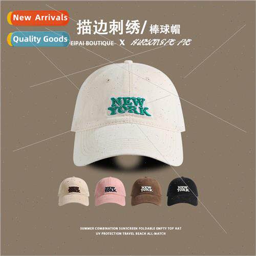 Autumn and winter new Korean embroidered baseball cap versat