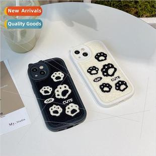 Ears Appl White Fleece 15ProMax Apple Cat Paw Bear and Black