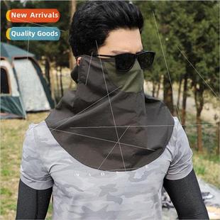Face mask dust anti-mosquito curtain bib breathable mesh wit