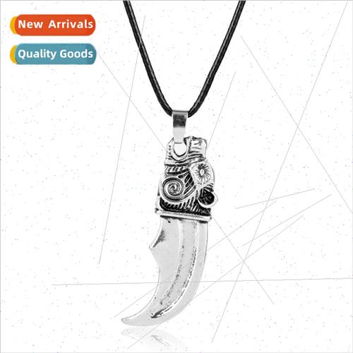 Jewelry Viking Collection Nordic Pirate Wolf Tooth Pendant N