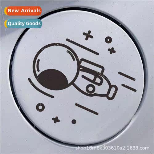 Car astronaut laser reflective car stickers astronaut electr