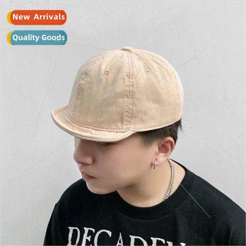 Japanese retro washed do old short edge duck tongue cap fema