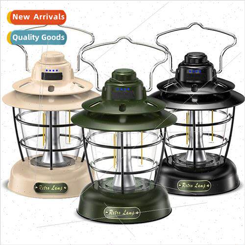 New retro portable lamp horse lamp LED outdoor camping emerg