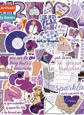 50 purple mold album Speak Now graffiti stickers guitar note