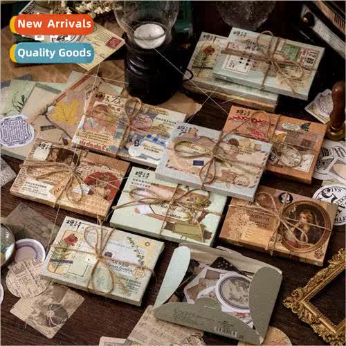 Boxed Stickers Vintage Memory Room Series terary Handbook DI