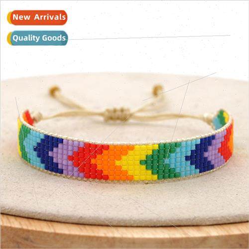 Beaded Rice Beads Handmade Geometric Accessories Clashing Co