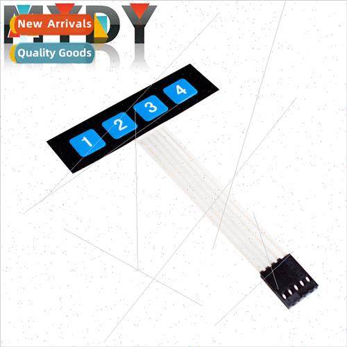 1-row 4-key membrane switch/matrix keyboard/membrane keypad/