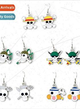 Japanese anime earrings King of Thieves earrings Usopp Sanji