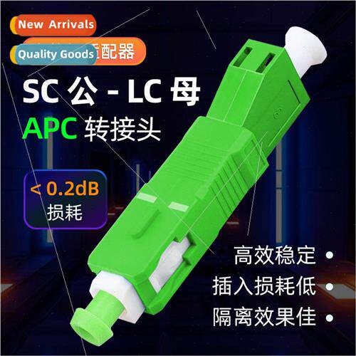 SC/APC-LC/APC Fiber Optic Adapter Converter Head Flange Adap
