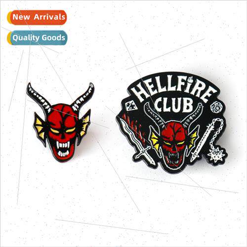 Stranger Things Brooch Stranger Things4 Hellfire Club  Pin M