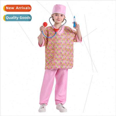 Childrens doctors and nurses dress cosplay per适用mance dres