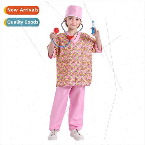 Childrens doctors and nurses dress cosplay per适用mance dres