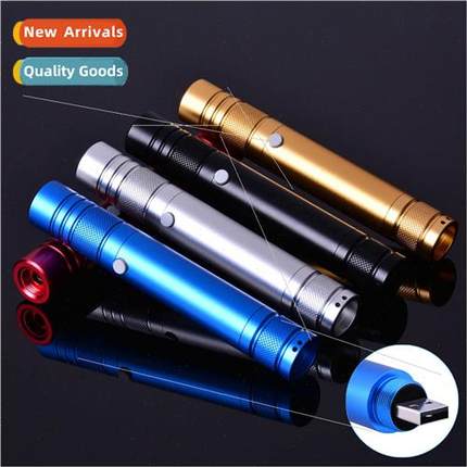2019 New USB rechargeable laser flashlight Sales floor sand