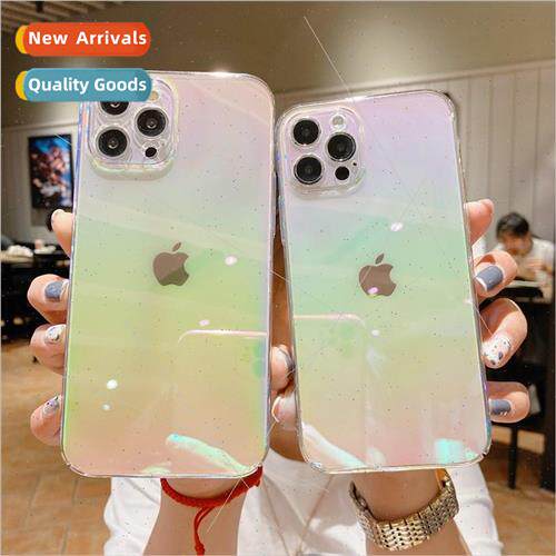 Electroplating laser apple 14 gradient transparent pc hard c